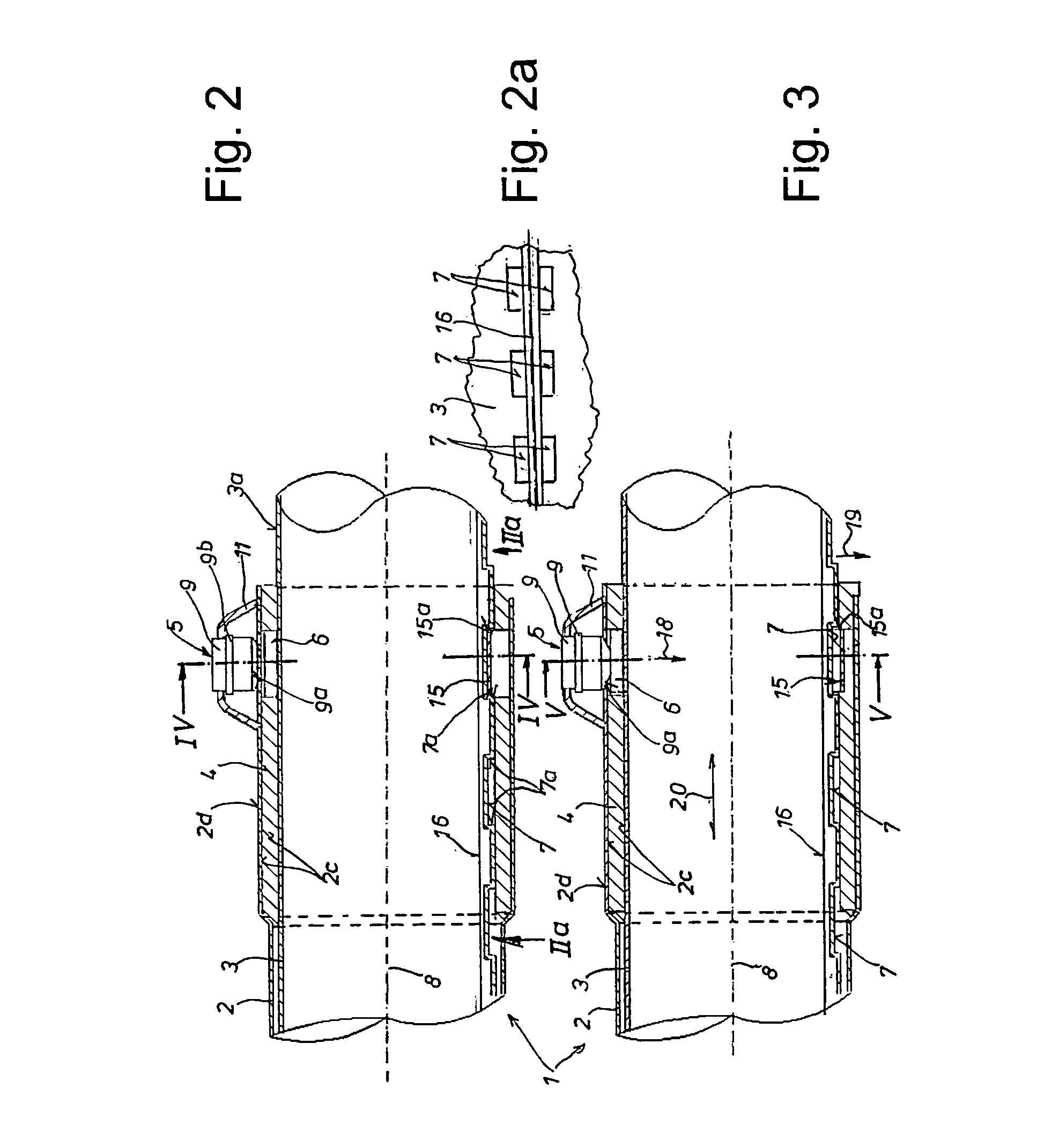 Telescopic vacuum cleaner suction tube with an interlocking element in the form of a bow spring