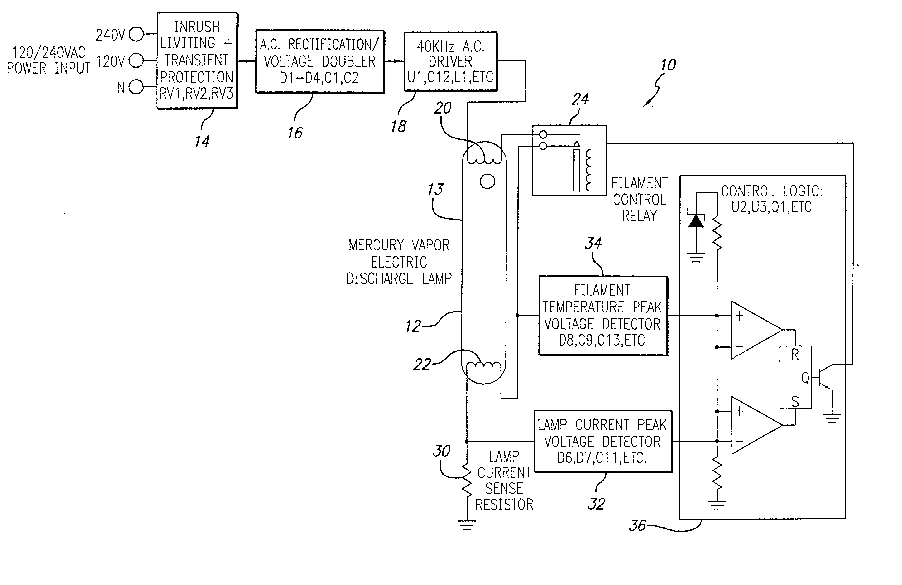 starting-circuit-for-electric-discharge-lamp-eureka-patsnap-develop