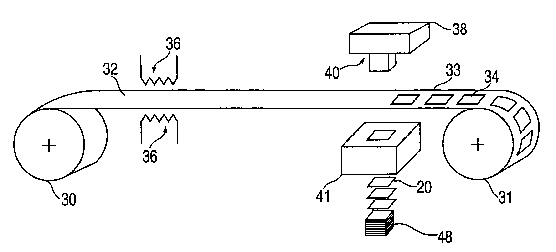 Bulk stamped amorphous metal magnetic component