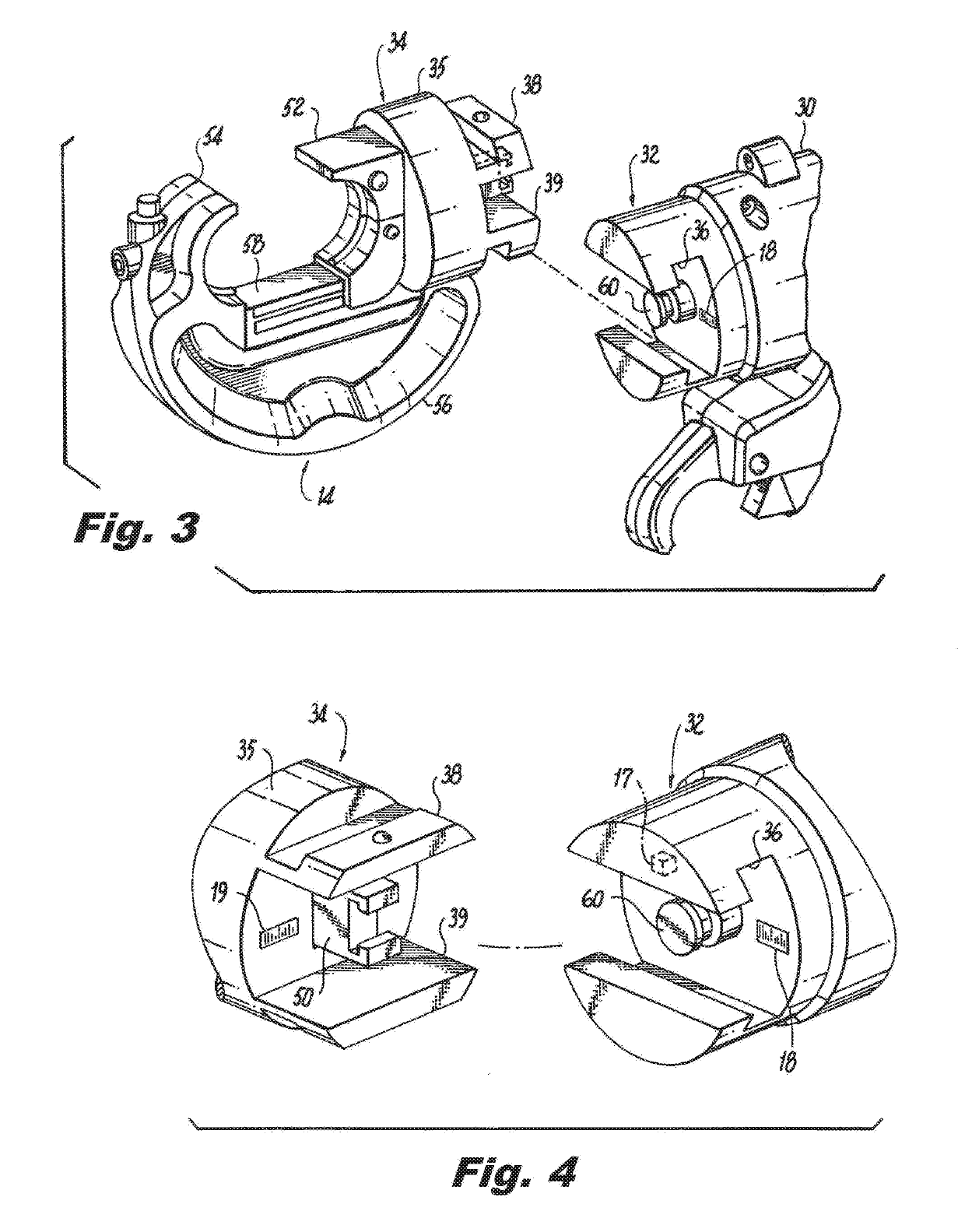 Force adjusting power tool with interchangable head