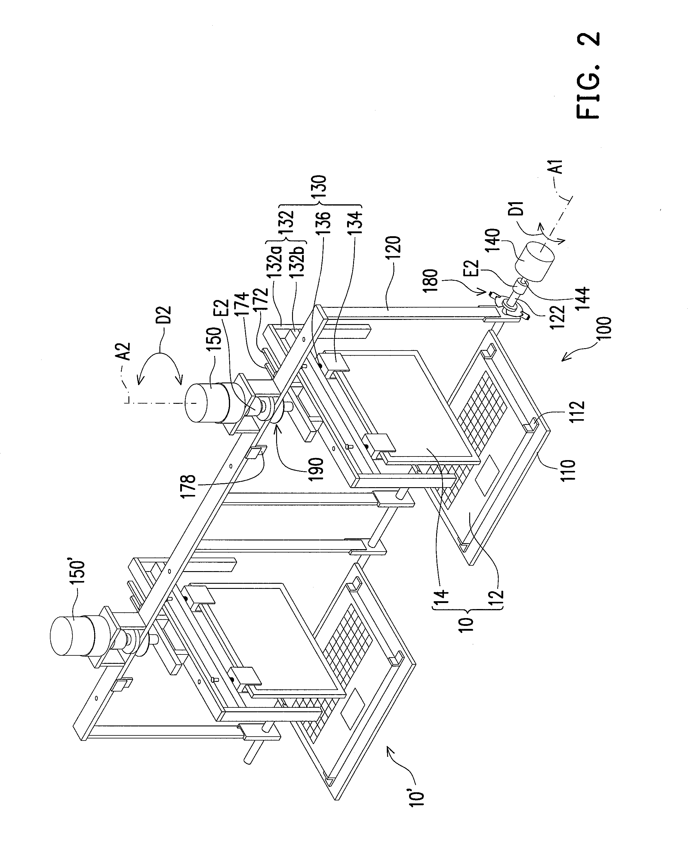 Testing device and limiting switch thereof