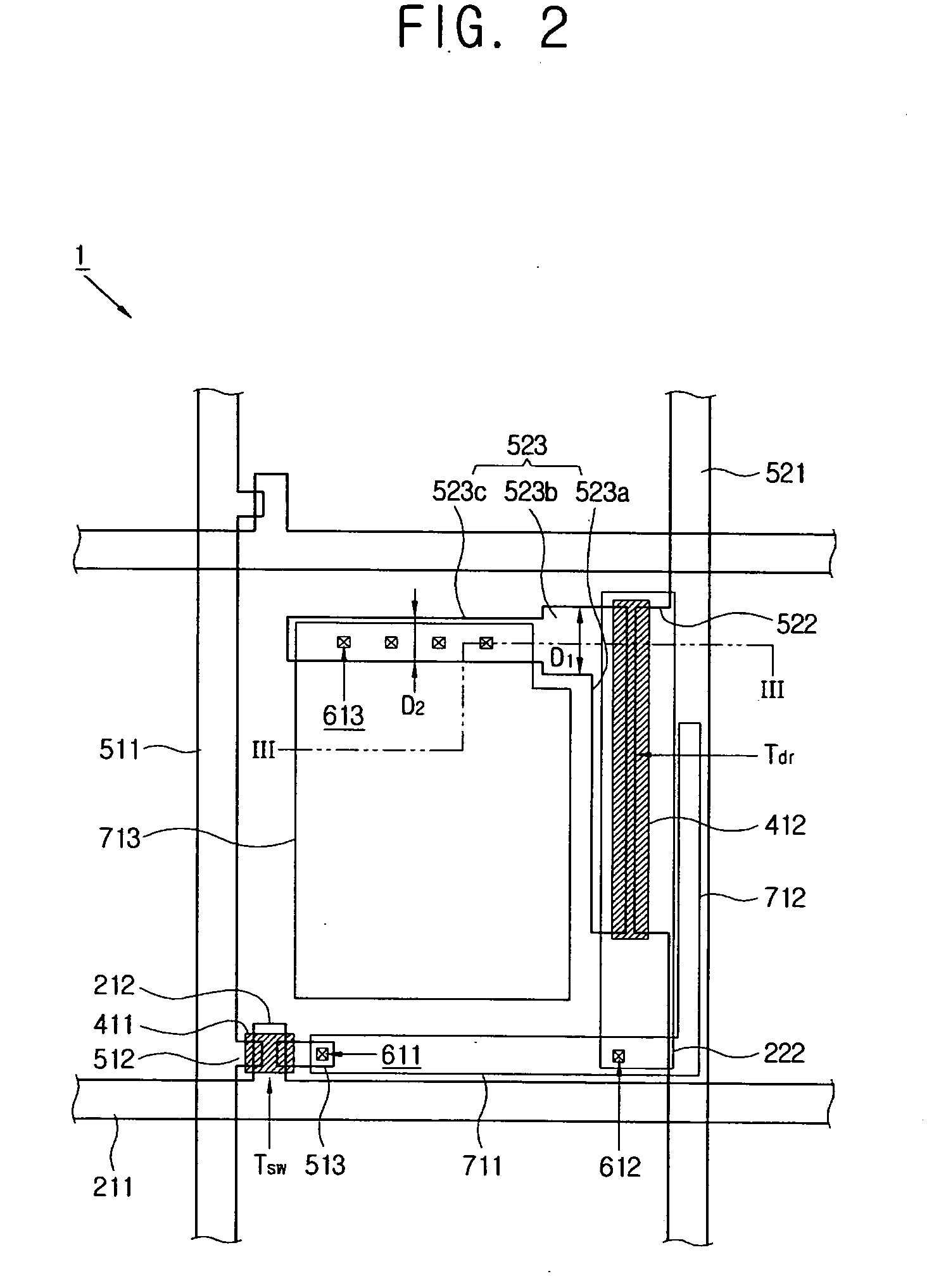 Fixing a pixel defect in display device