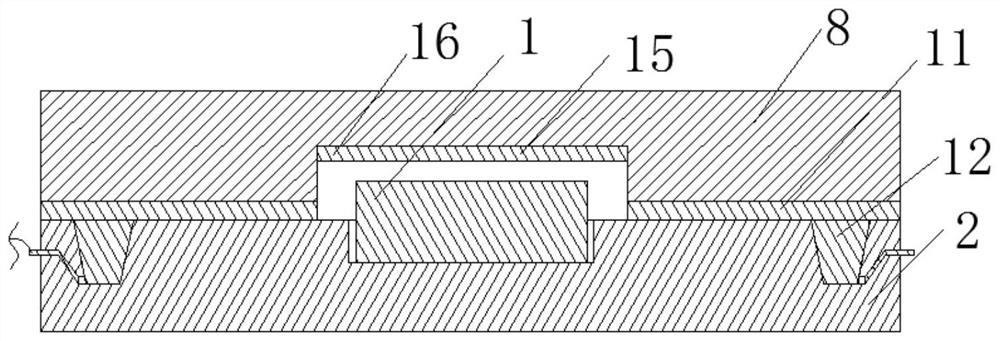 A packaging process of nox sensor chip