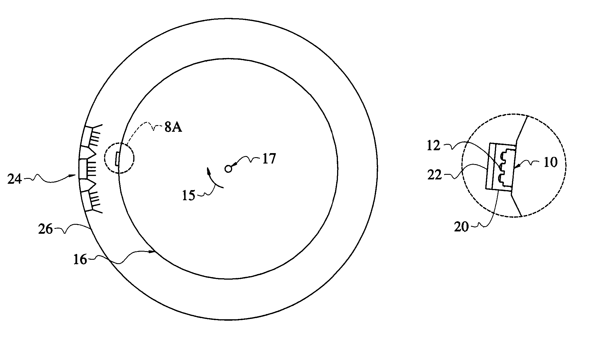 Apparatus for forming an array of microlenses under artificial gravity