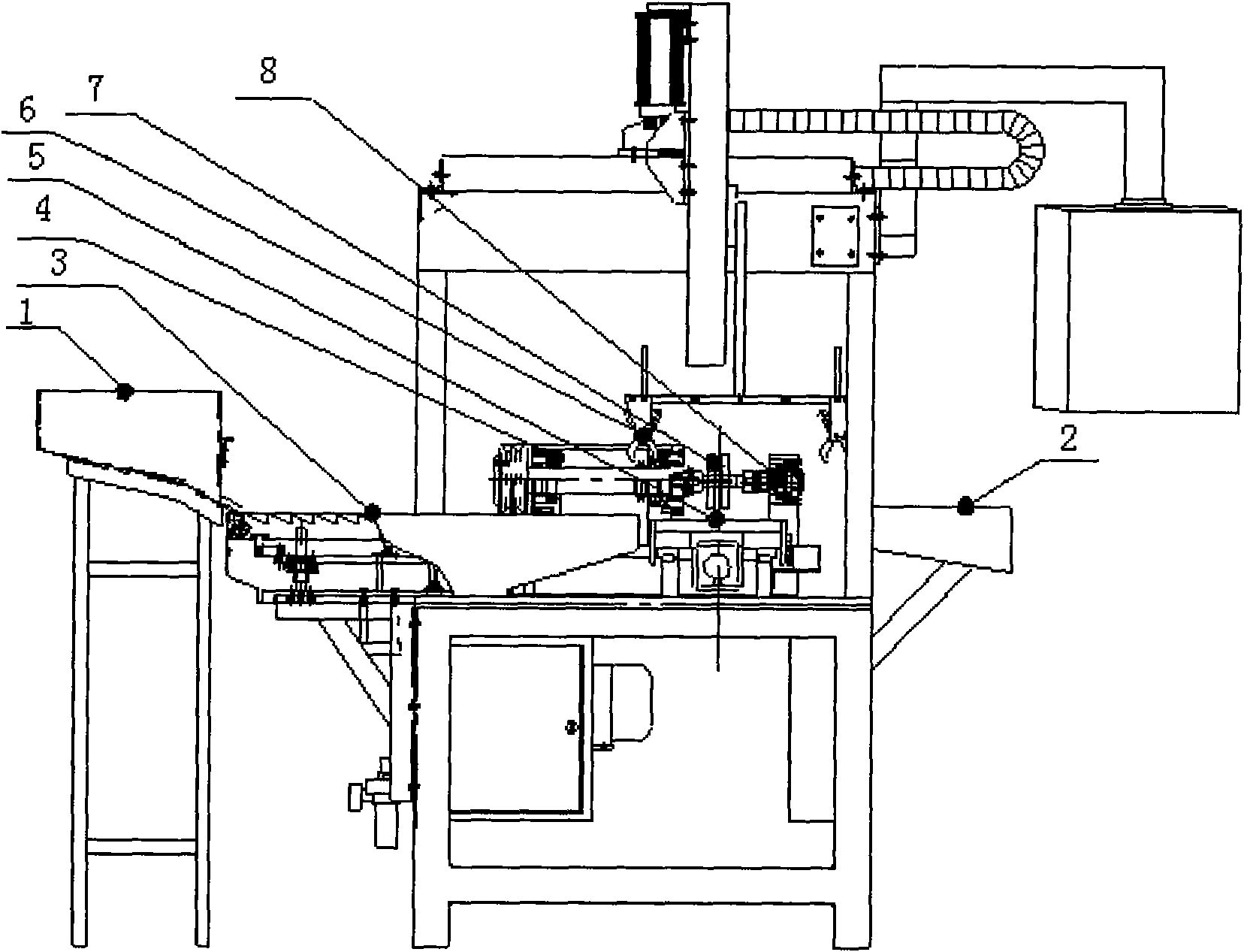 Full automatic numerical control connecting rod milling potential machine tool