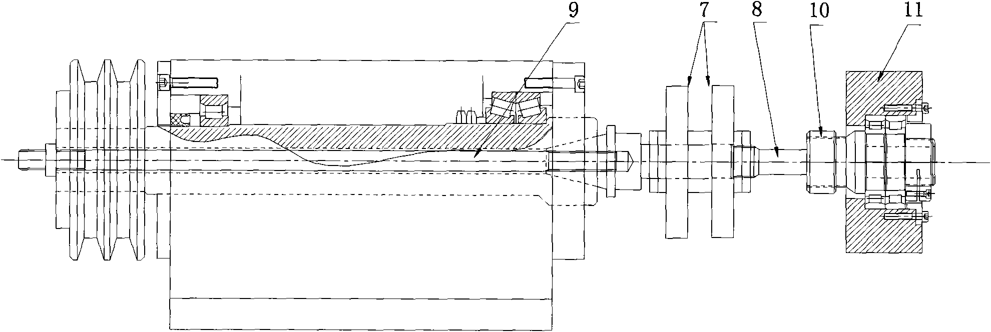 Full automatic numerical control connecting rod milling potential machine tool