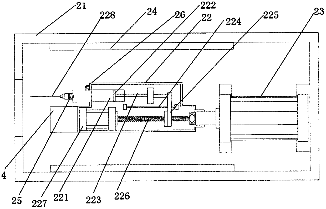 Device for keeping fixed state and automatic medication for cattle breeding plants