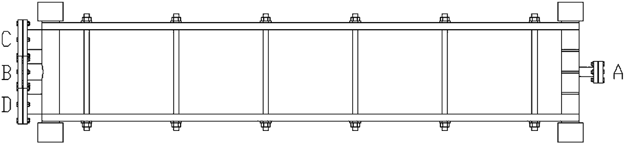 Horizontal type plate heat exchange mixed flow evaporator