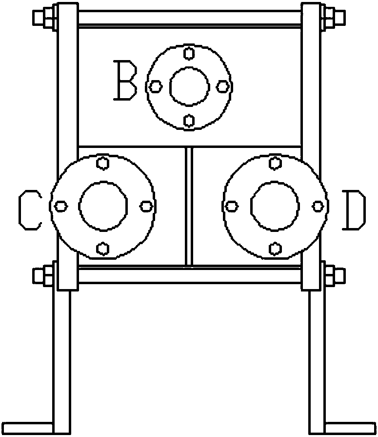 Horizontal type plate heat exchange mixed flow evaporator