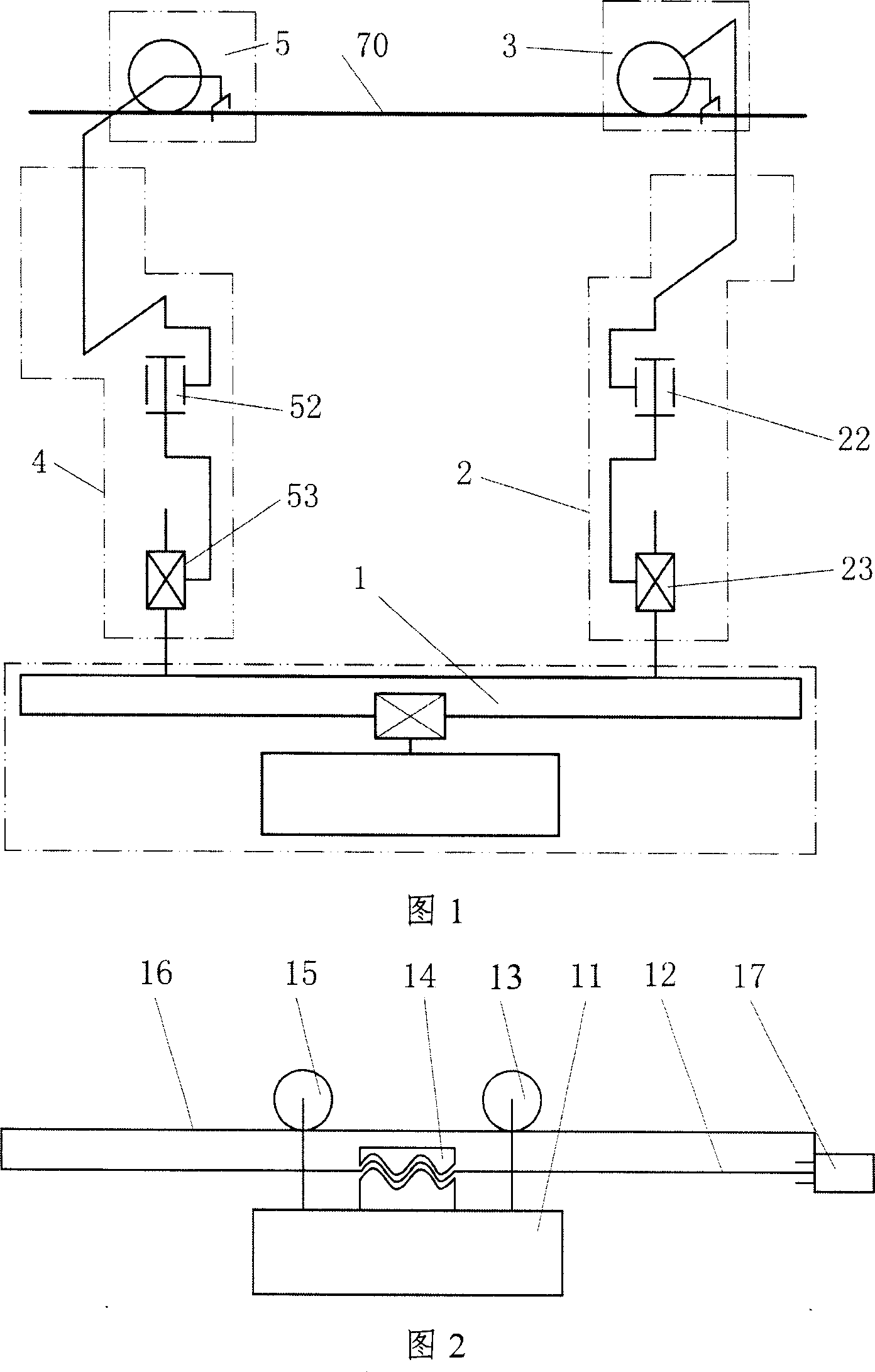 Autonomous obstacles surmounting mechanism of grip hook composite type tour inspection robot