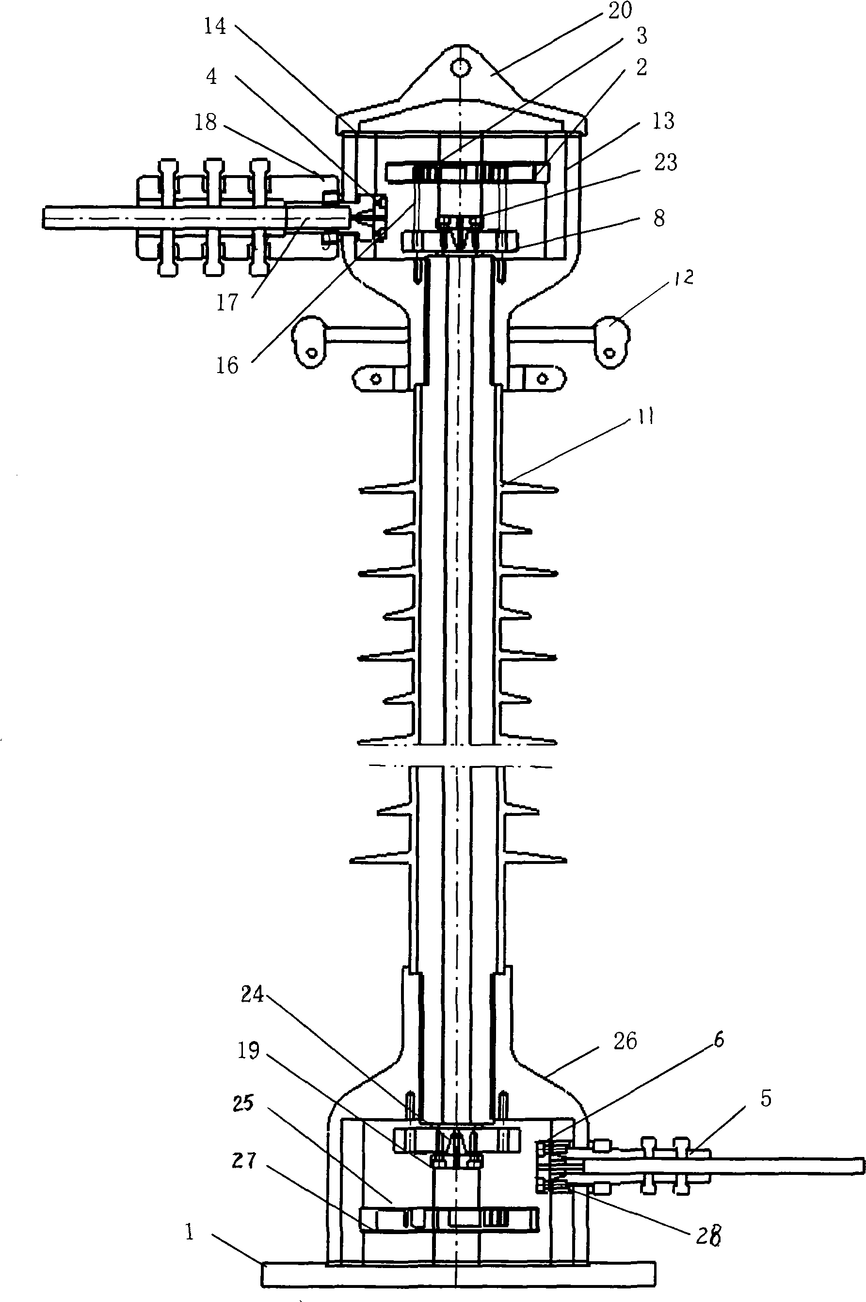 Terminal connection box for optical phase conductor