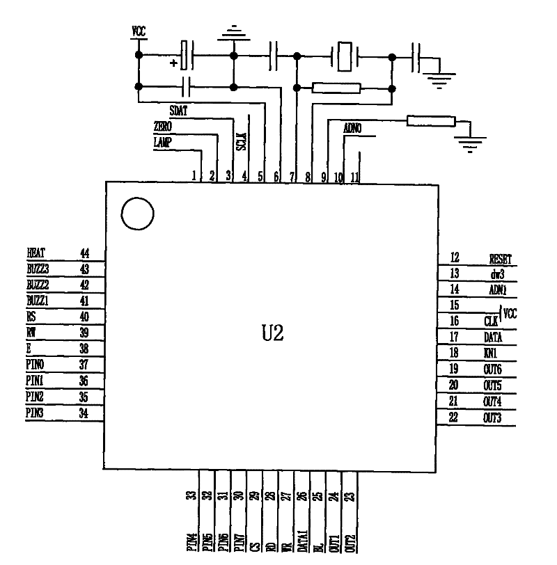Control circuit of oven