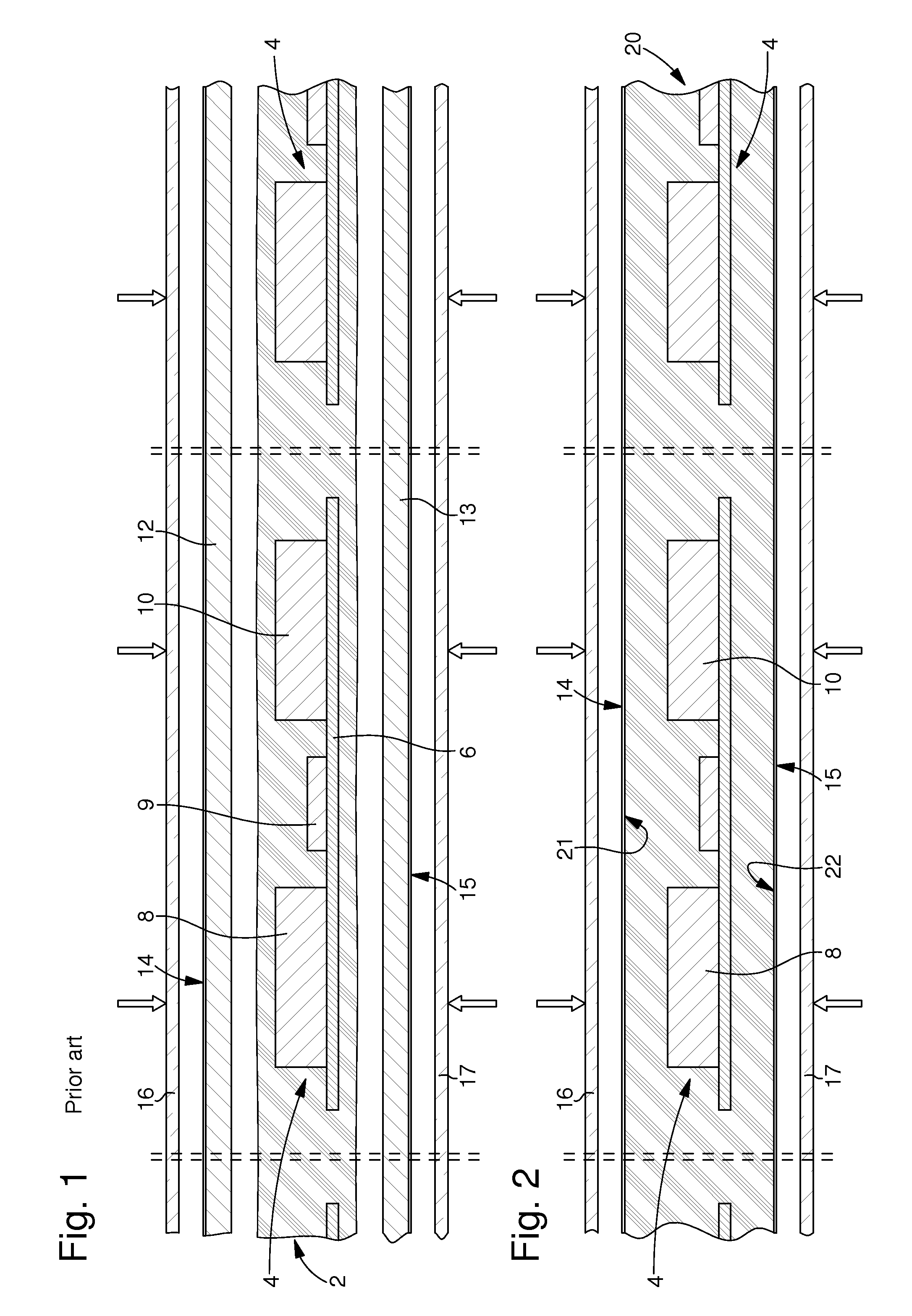 Method of fabricating electronic cards including at least one printed pattern