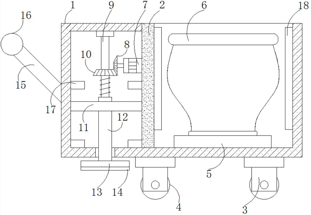 Dye transferring device which is prevented from being moved