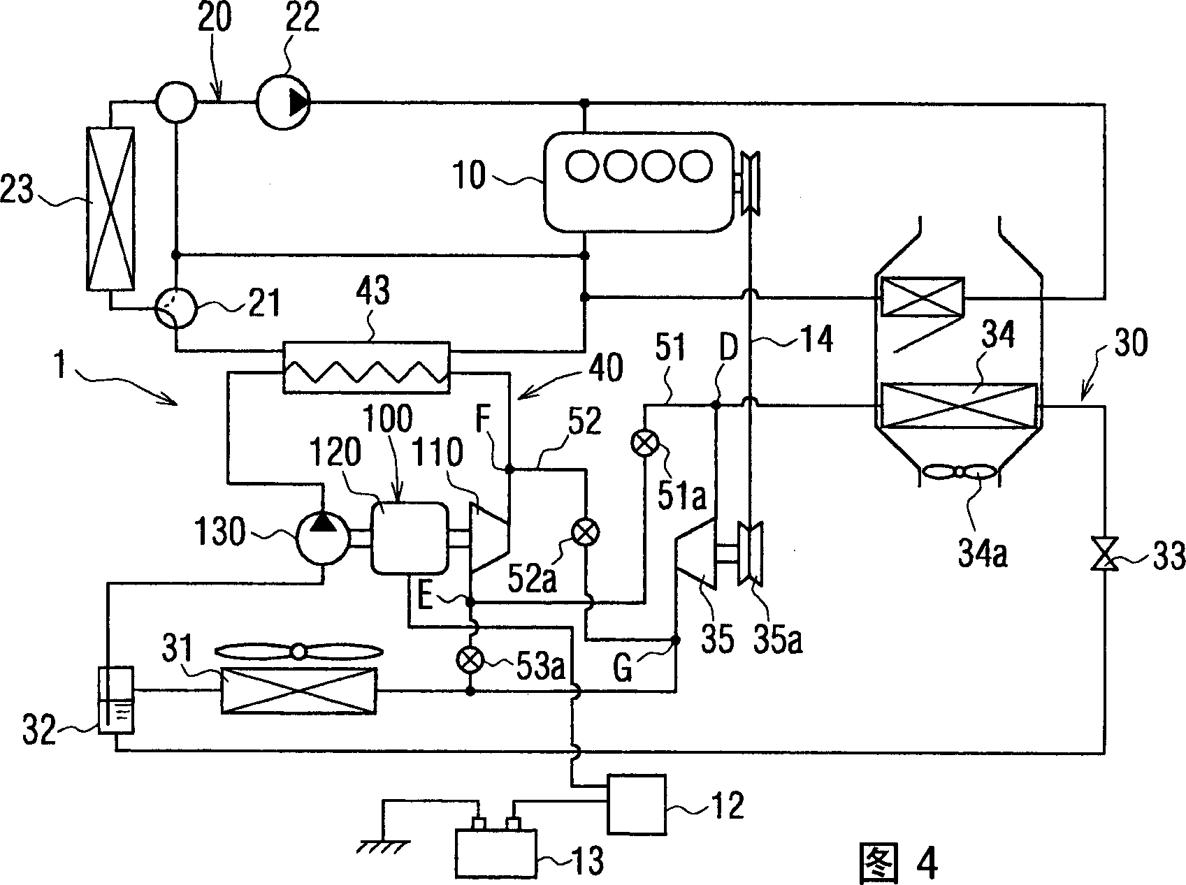 Refrigerating apparatus and fluid machine therefor