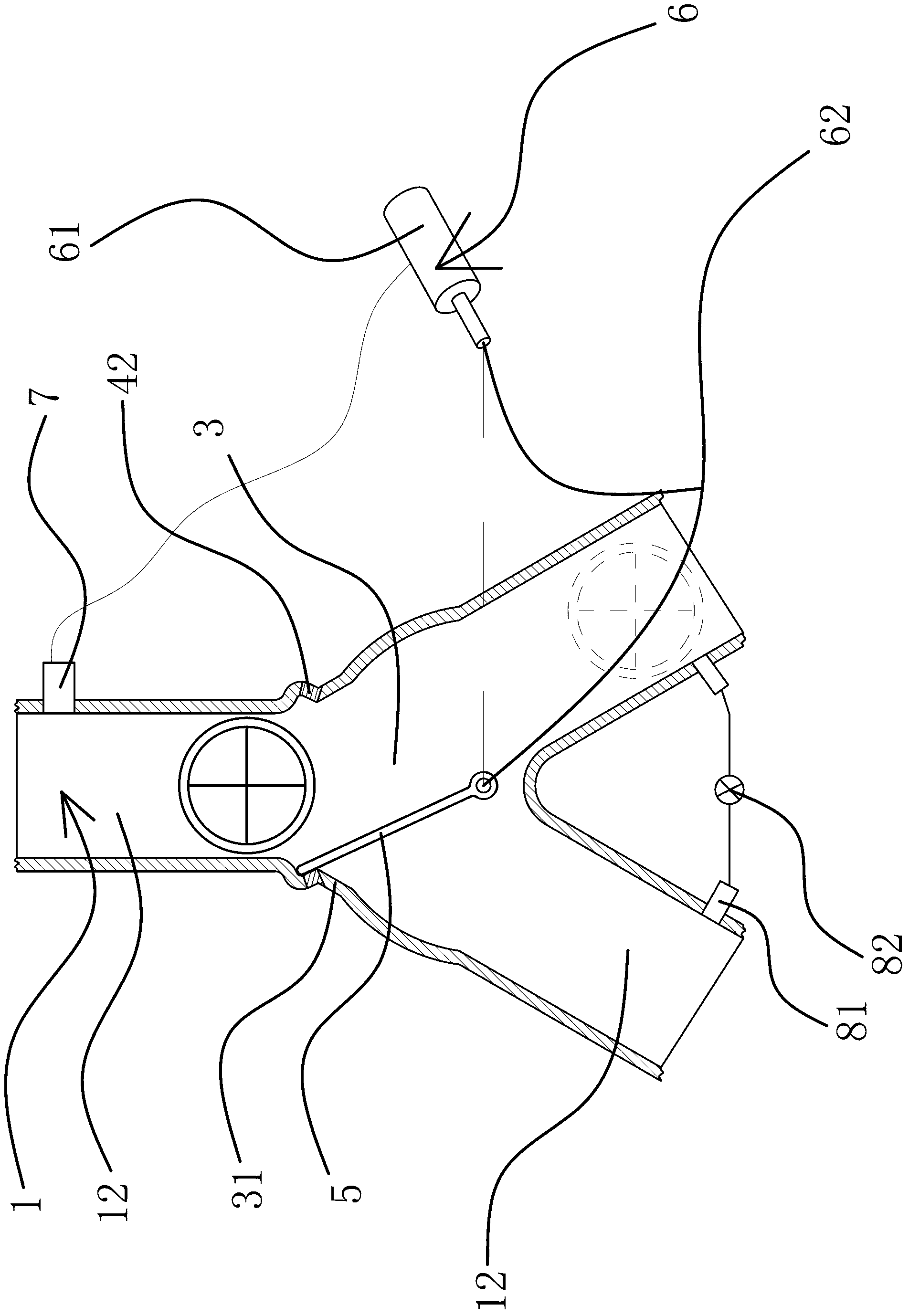 Valve seat ring distributing mechanism