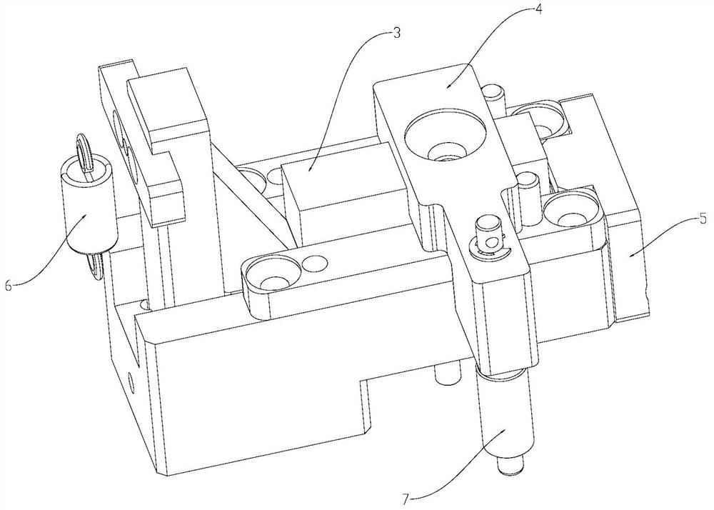 Up-down horizontal linkage mechanism