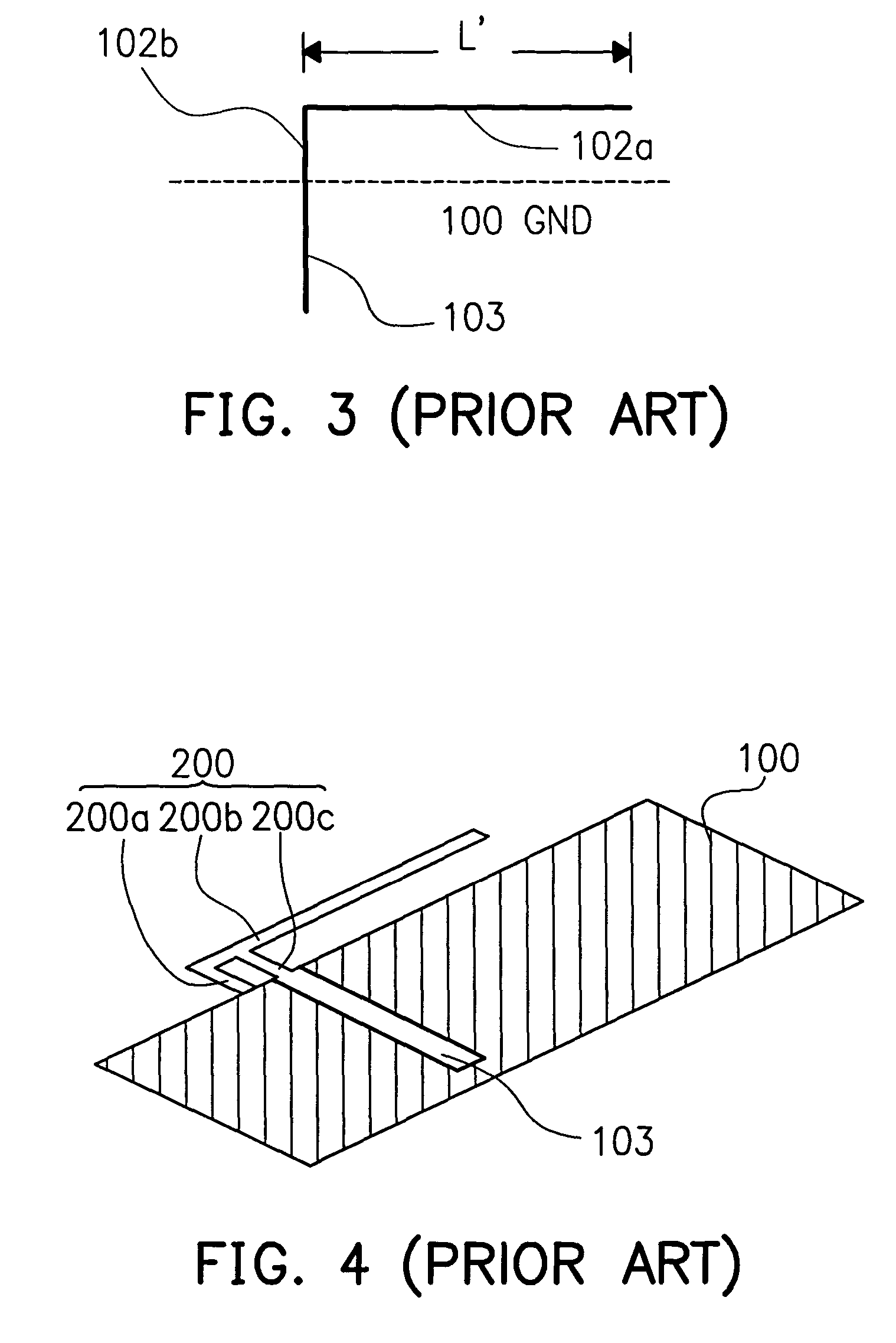 Antenna with printed compensating capacitor