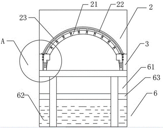 An aluminum profile cooling channel