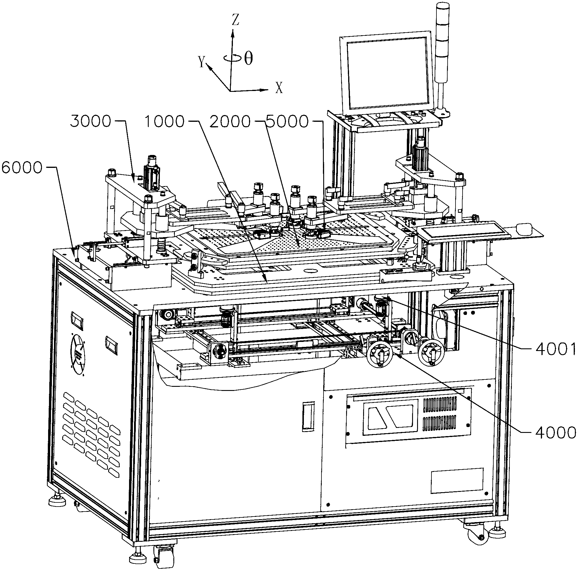 PCB and film alignment device