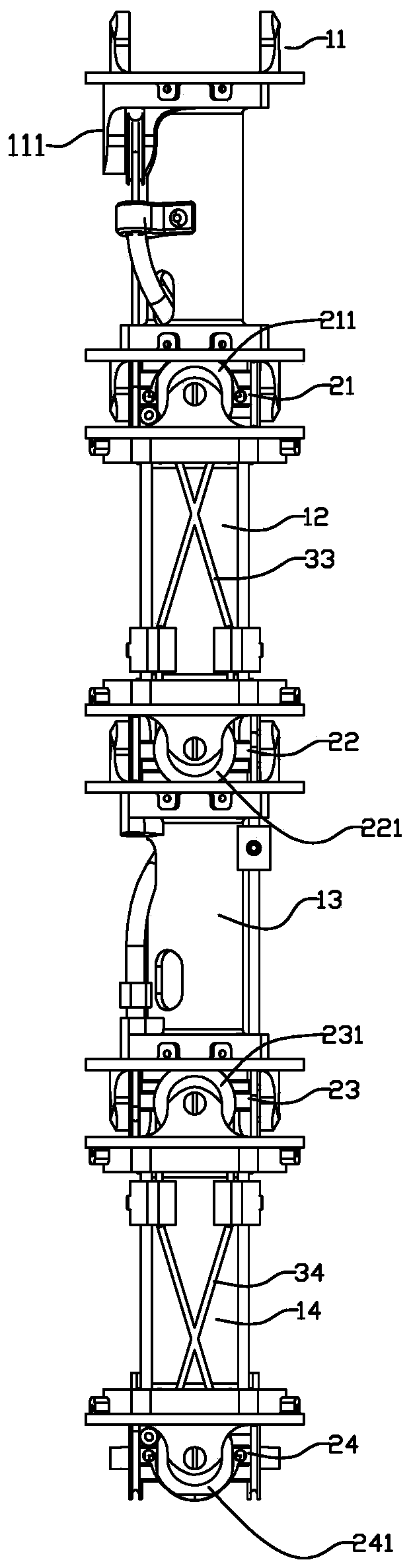 A linkage joint group and mechanical arm capable of continuous constant curvature bending