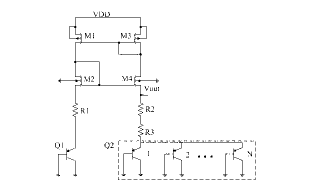 Band-gap reference voltage source circuit