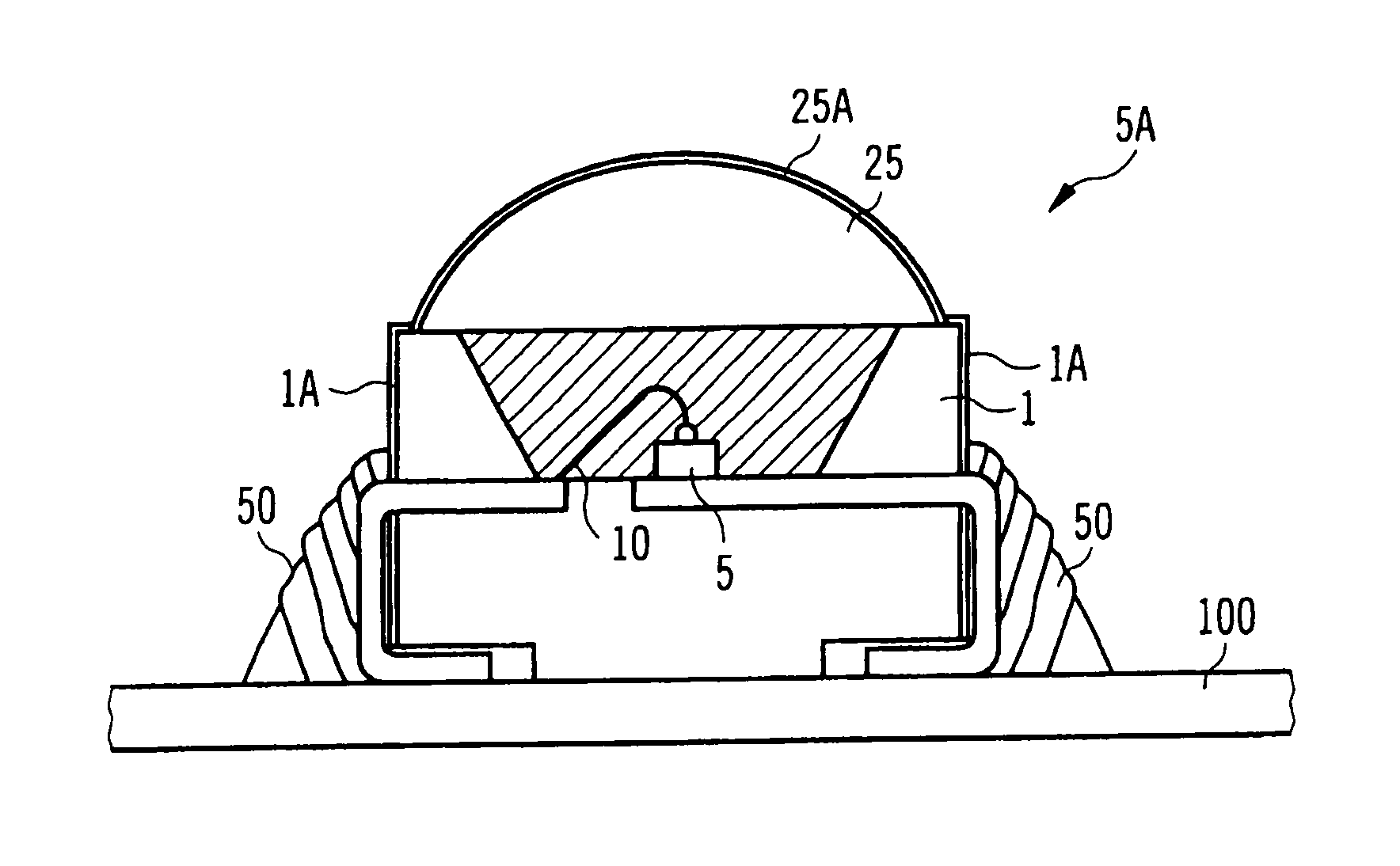 Optical Element, Optoelectronic Component Comprising Said Element, and the Production Thereof