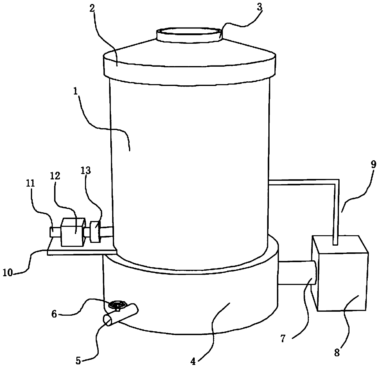 Purification tower for atmospheric pollution treatment