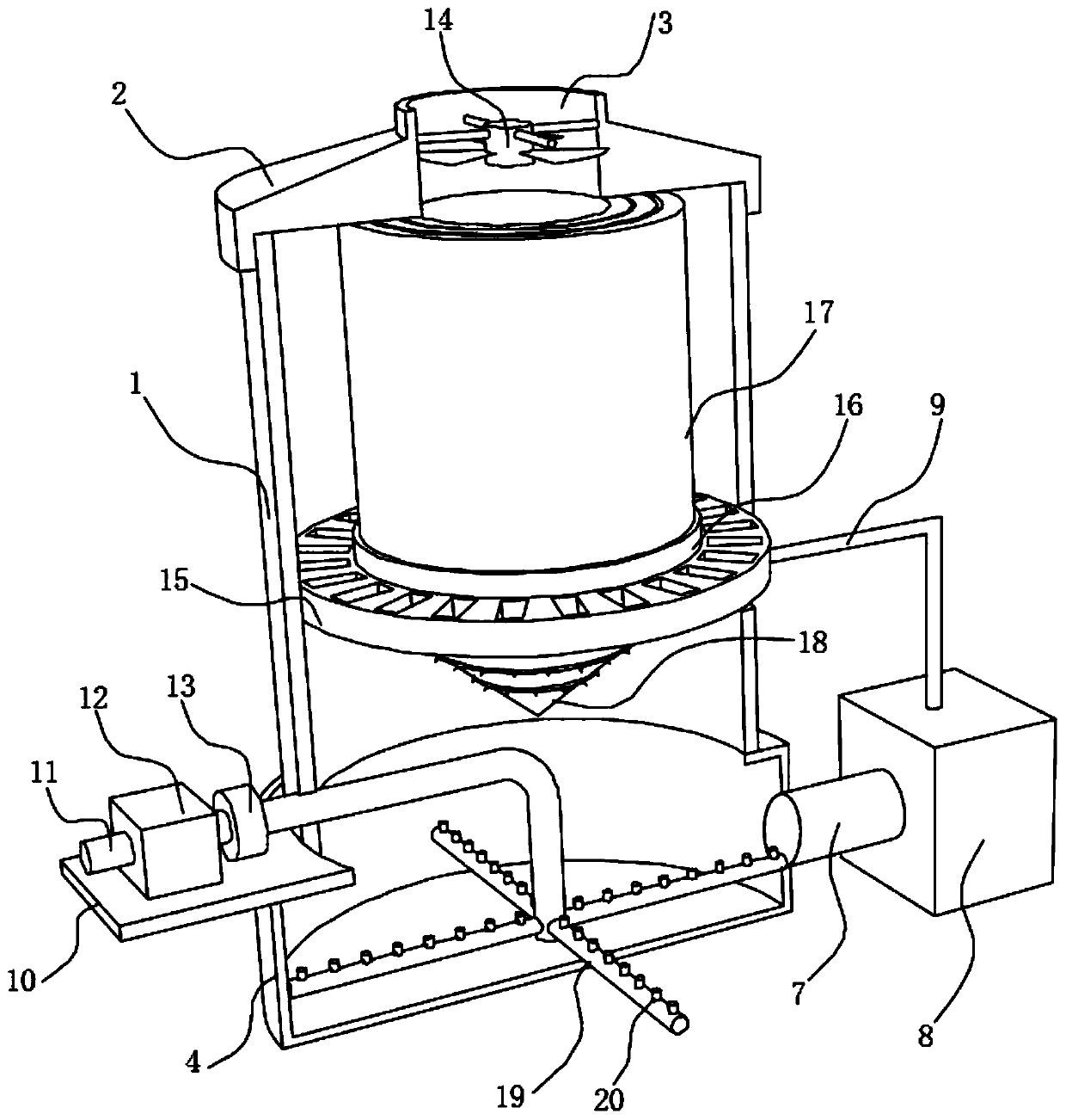 Purification tower for atmospheric pollution treatment