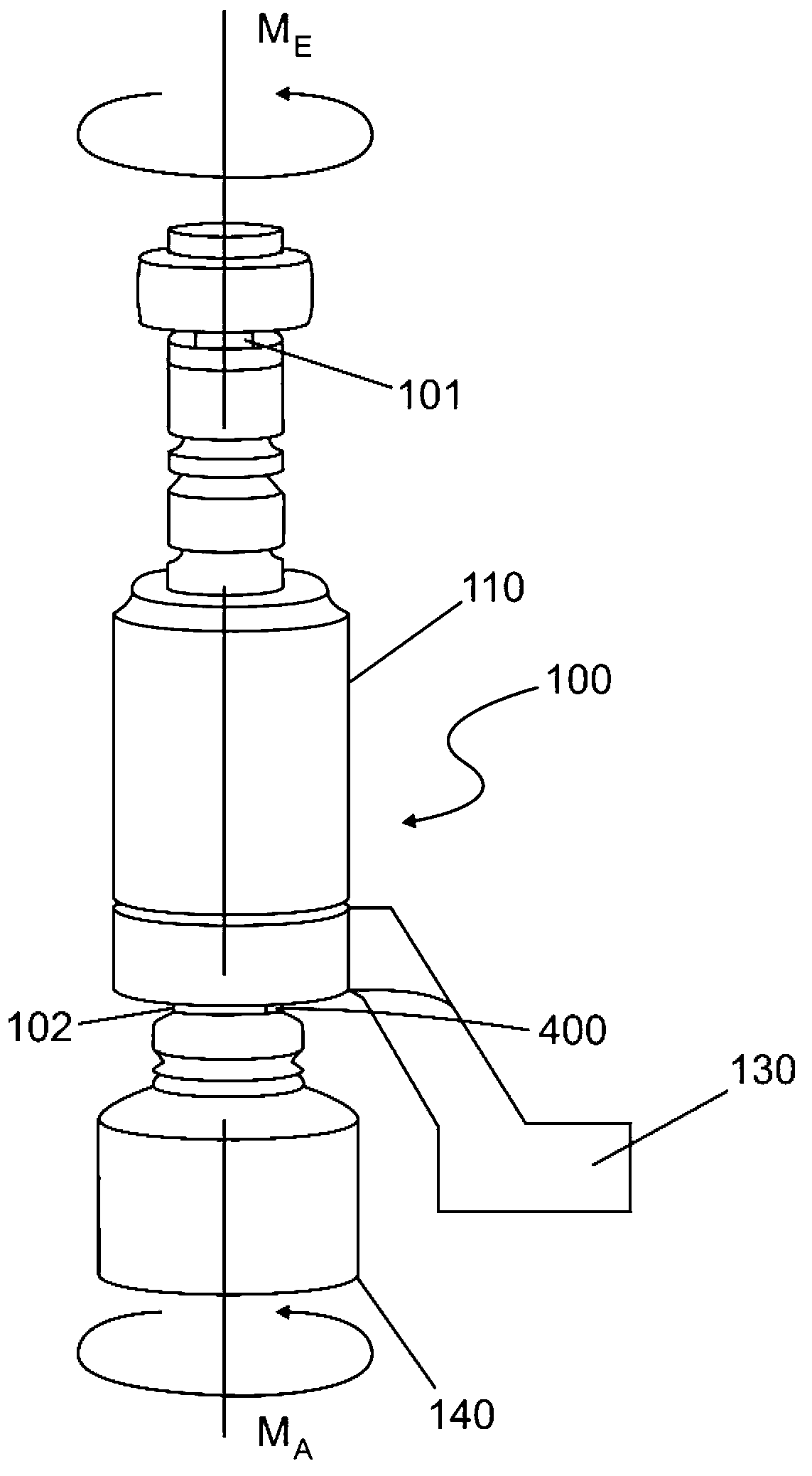 Device for producing precise tightening torque for screw connections
