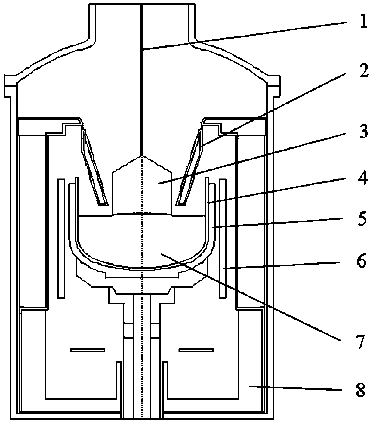 A method for growing polysilicon target material