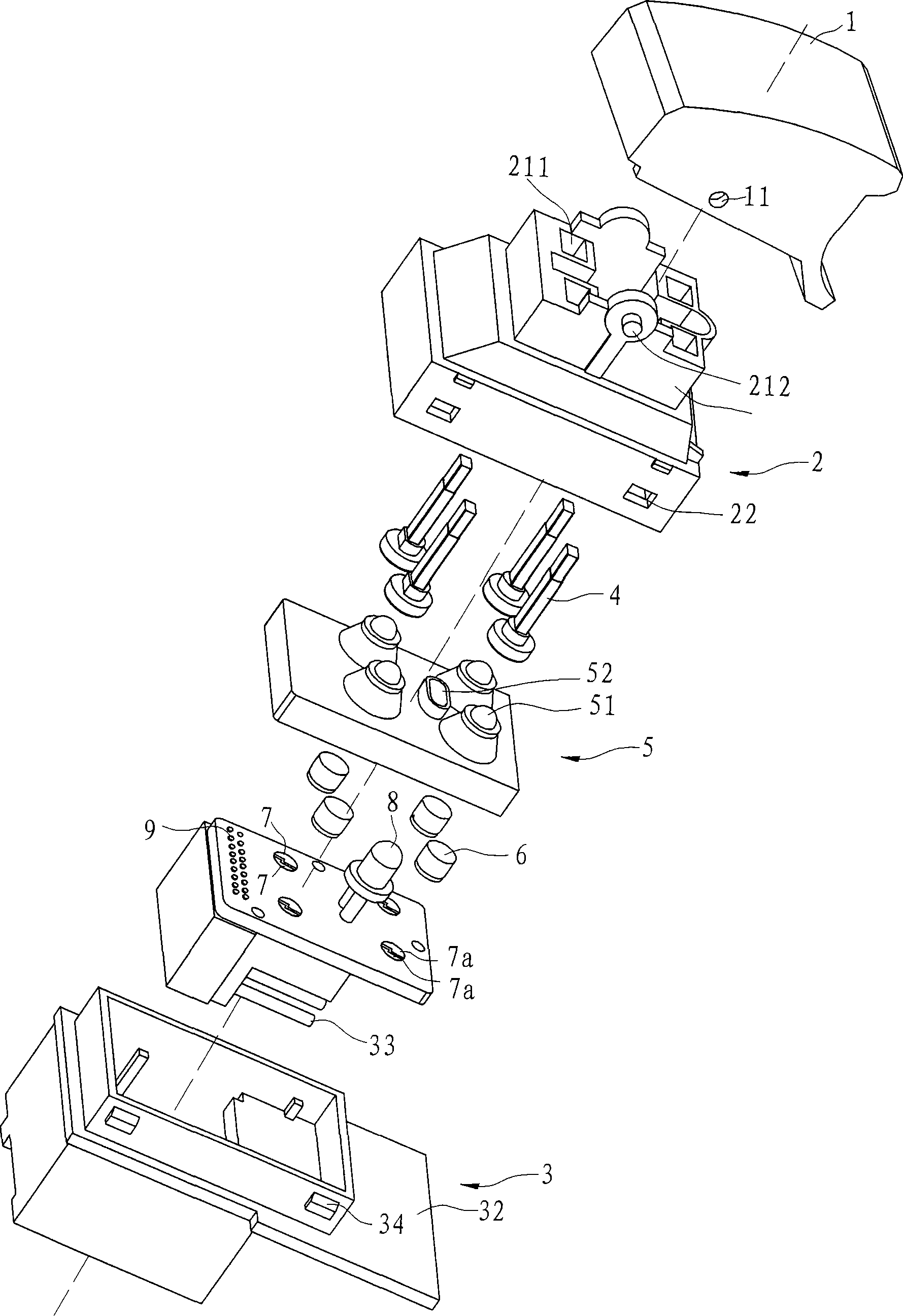 Independent switch of lifter for vehicle windscreen