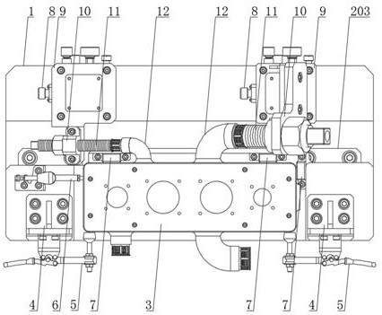 Junction box welding rapid assembly device for aerospace