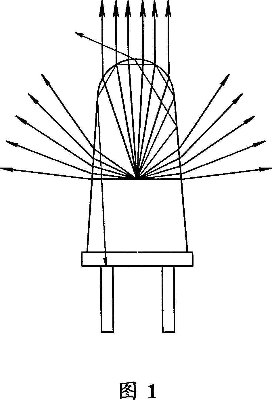 Luminous diode illuminating light source device