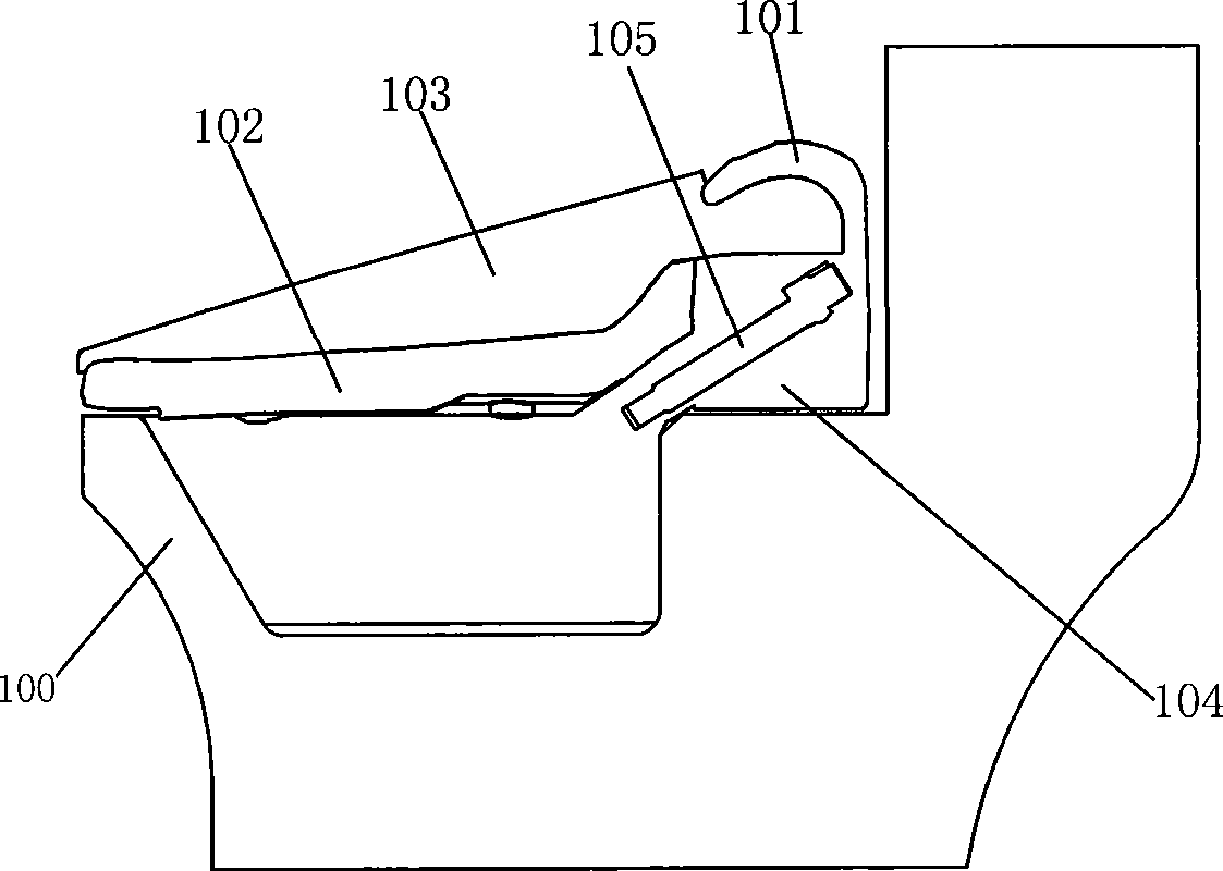 Toilet type liquid-spraying apparatus and use thereof