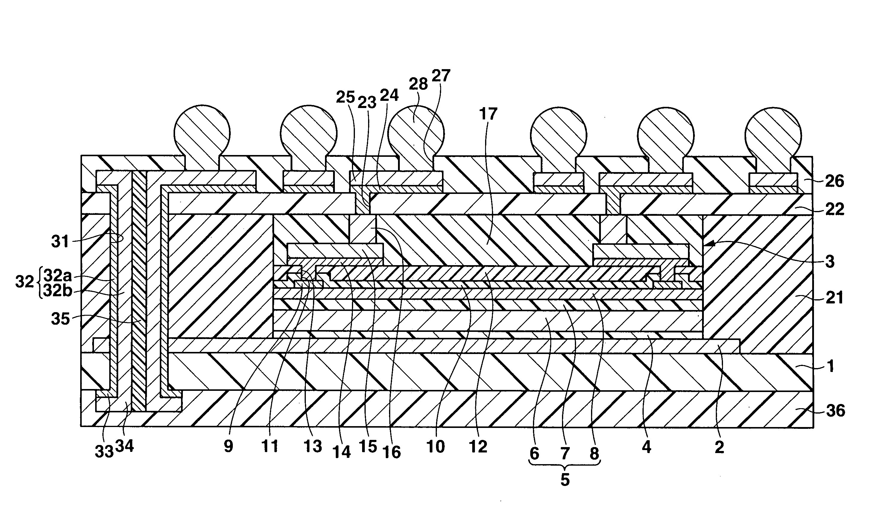 Semiconductor device incorporating semiconductor constructing body and method of fabricating the same