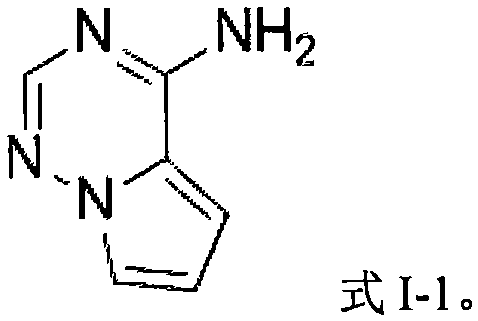 Preparation method and application of iodo-pyrrolotriazine amine compound