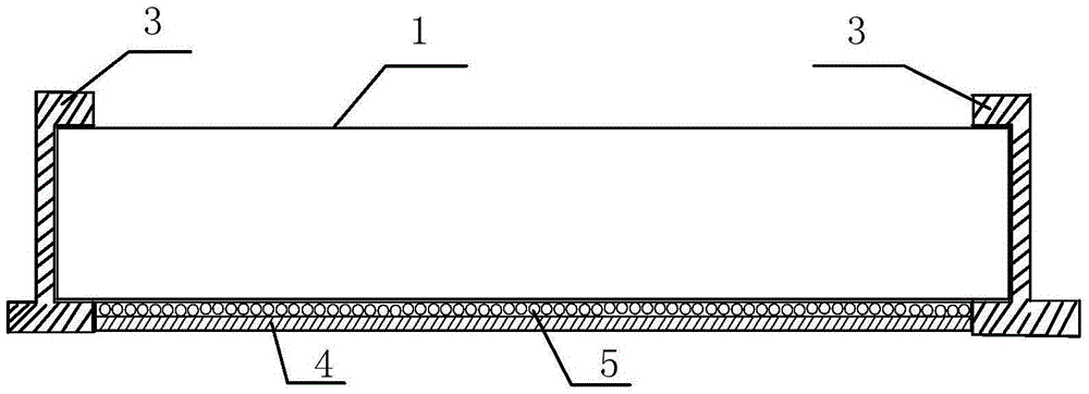 Pipe body constraining device used in pressure release of air pressure explosion test for high-pressure metal gas delivery pipe