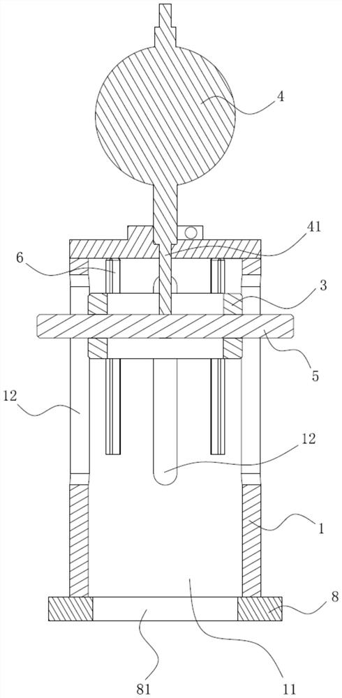 Pedal simulator adjusting fork hole position detection device with automatic righting function