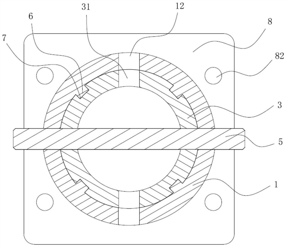 Pedal simulator adjusting fork hole position detection device with automatic righting function