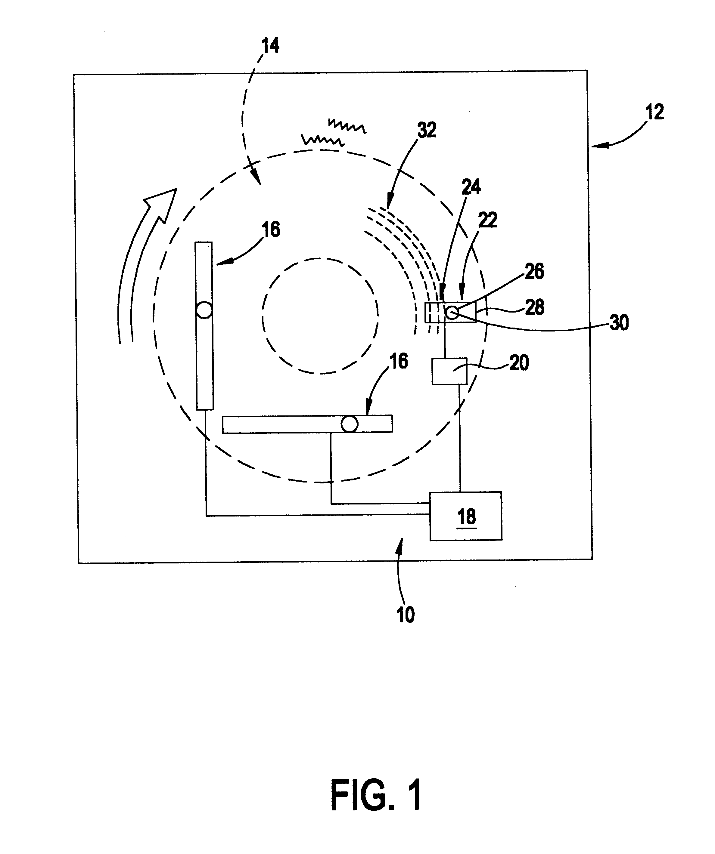 System for accommodating vibrations resulting from rotating a data storage medium