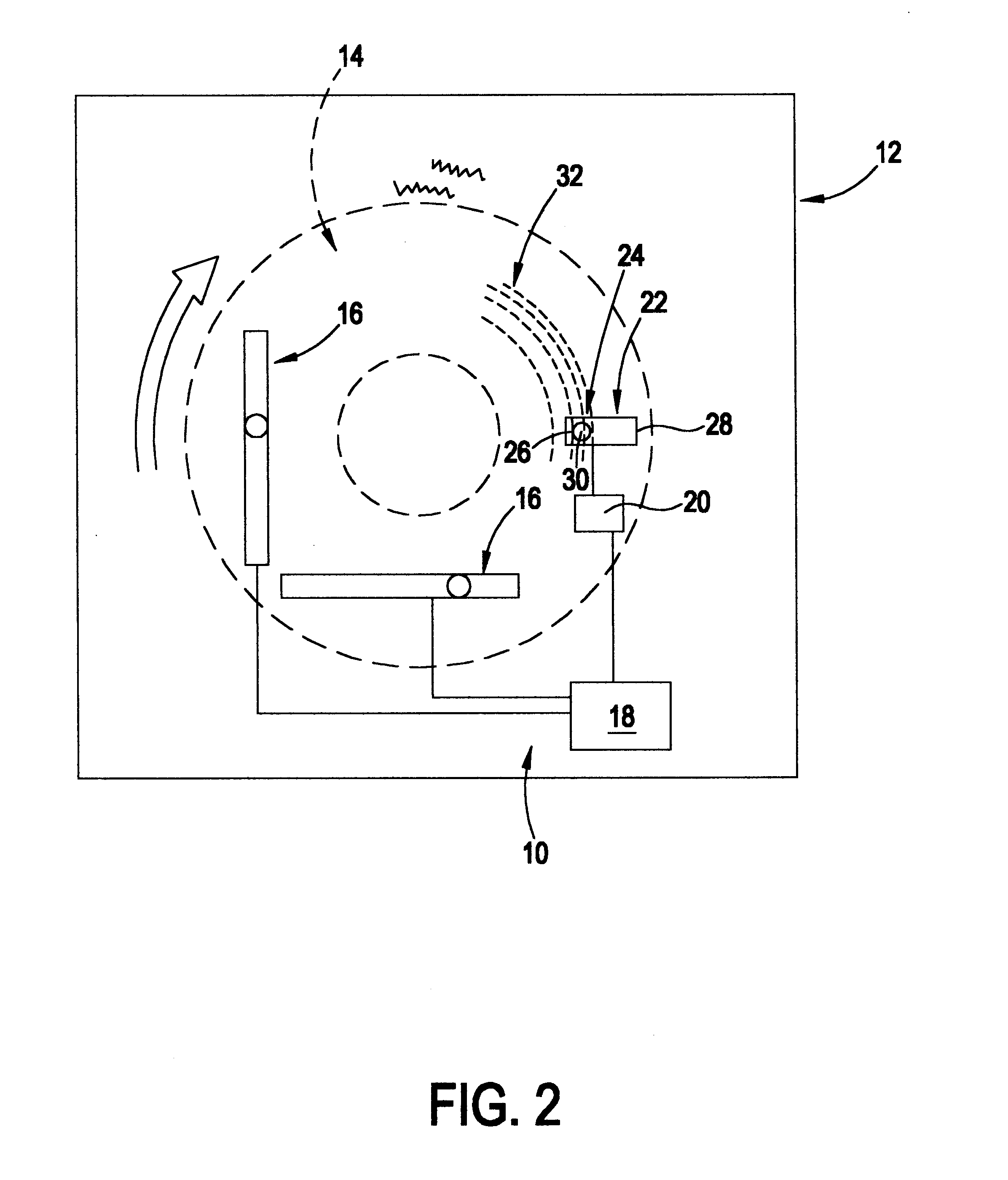 System for accommodating vibrations resulting from rotating a data storage medium