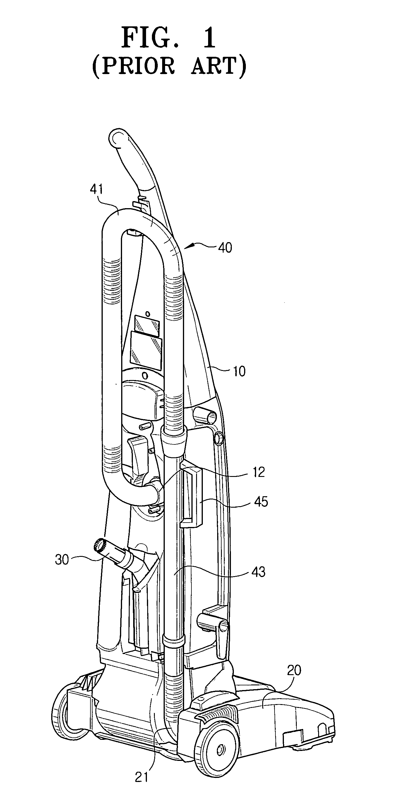 Airflow diverter for upright-type vacuum cleaner and upright-type vacuum cleaner having the same