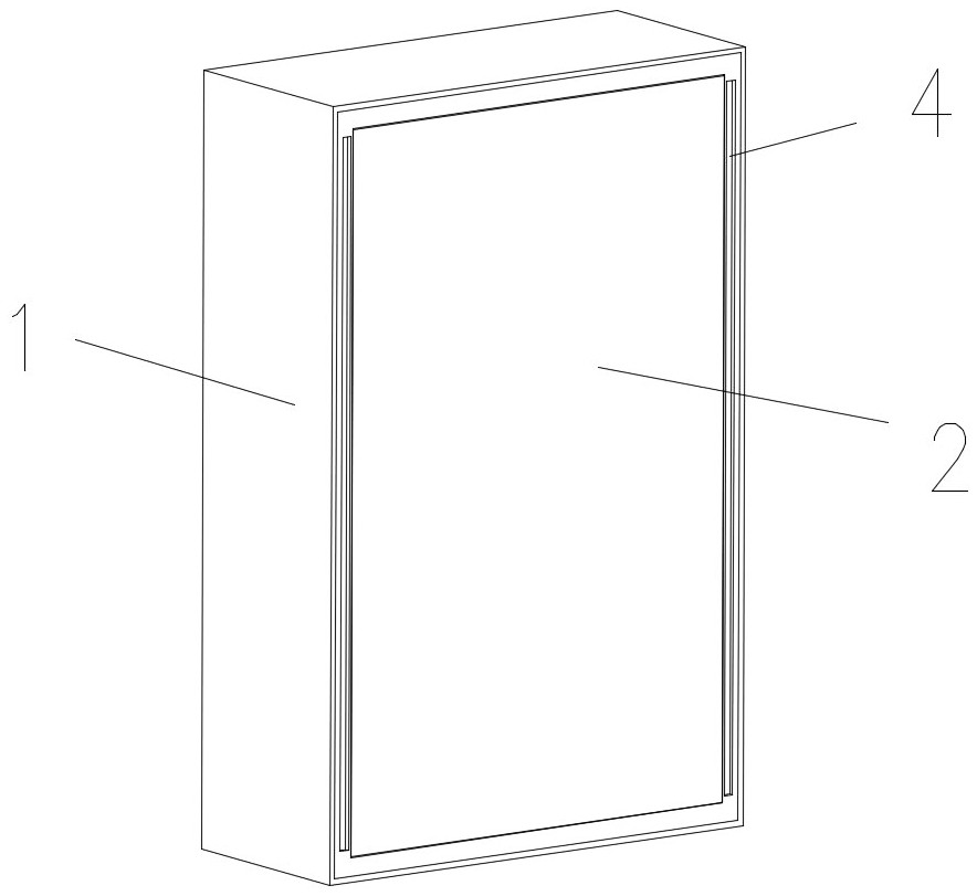 Fire-resistant fire hydrant cabinet with horizontally-pushed opening and closing cabinet door