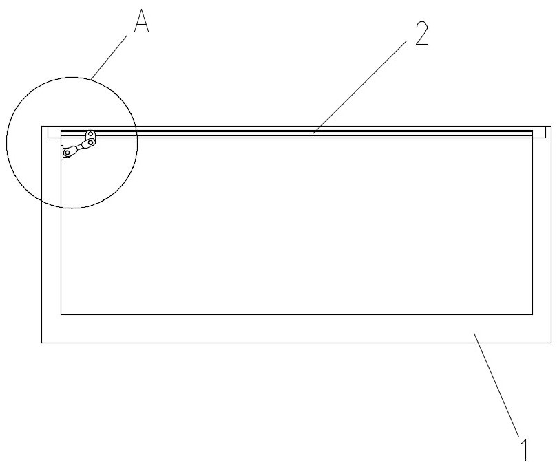 Fire-resistant fire hydrant cabinet with horizontally-pushed opening and closing cabinet door