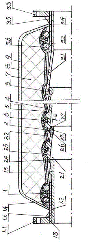 Mud pipe and design method for self-floating armored mud pipe