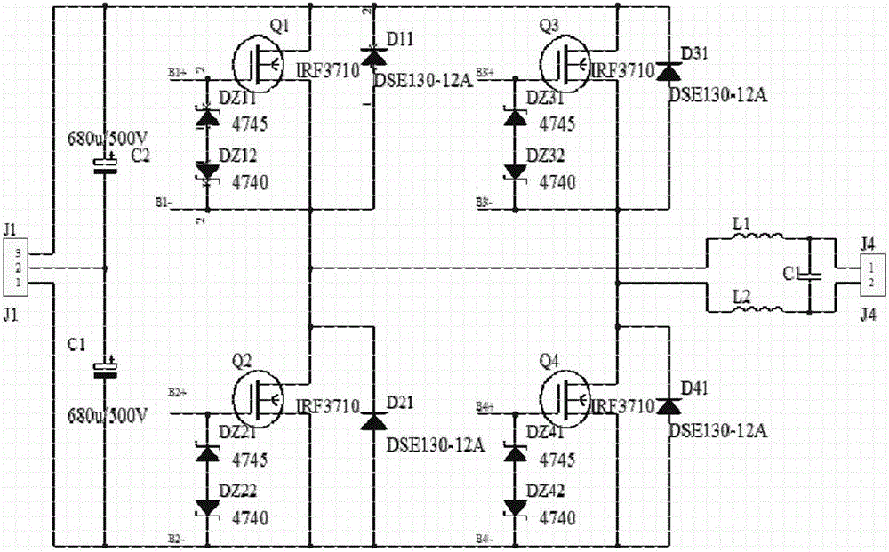 Photovoltaic grid-connected system based on FPGA and realization method thereof