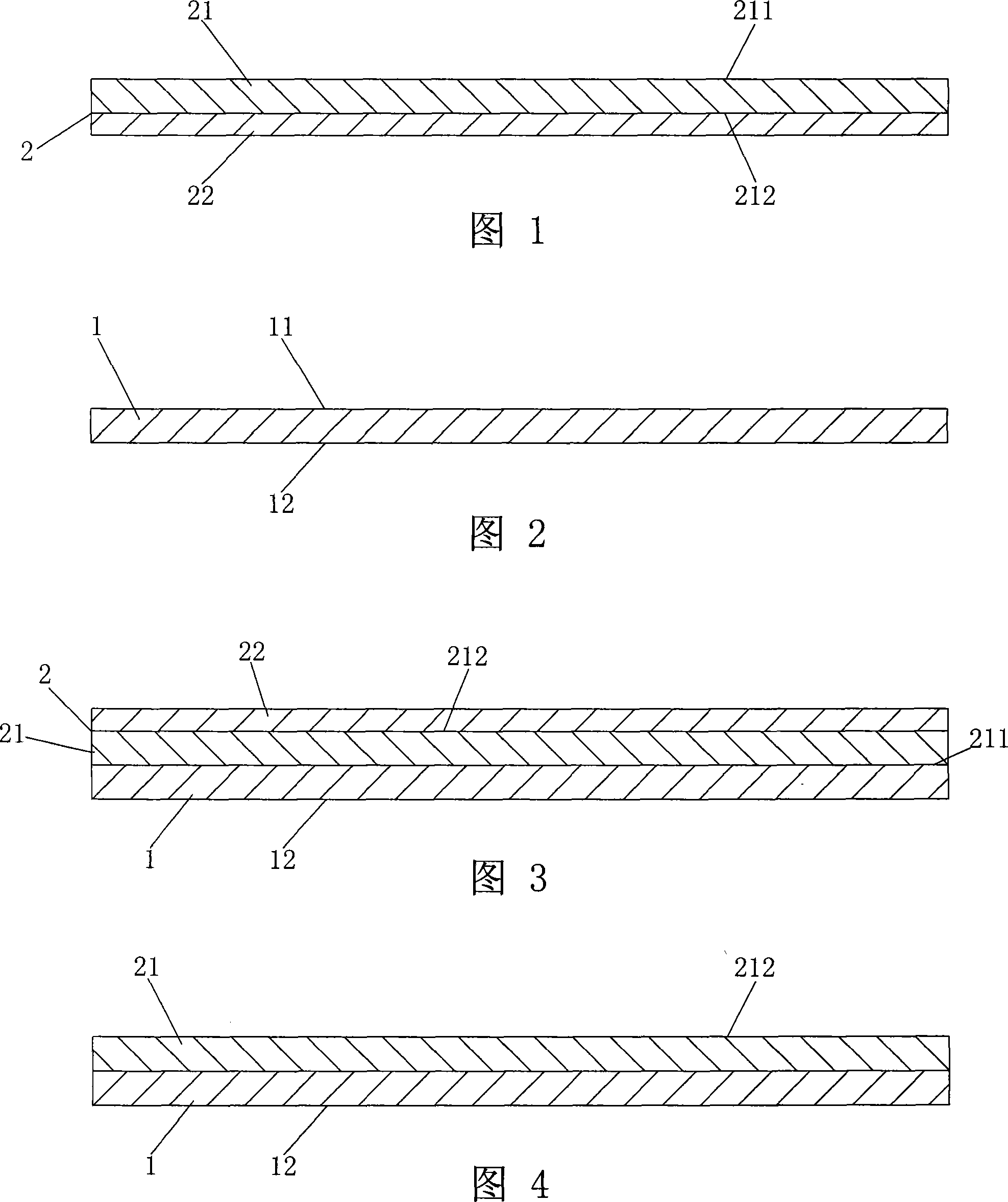 Method for making synthesized leather with metal luster