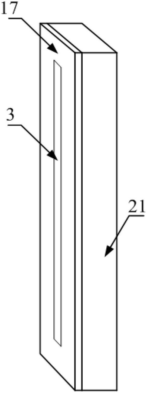 Visual narrow rectangular channel aerosol motion deposition system