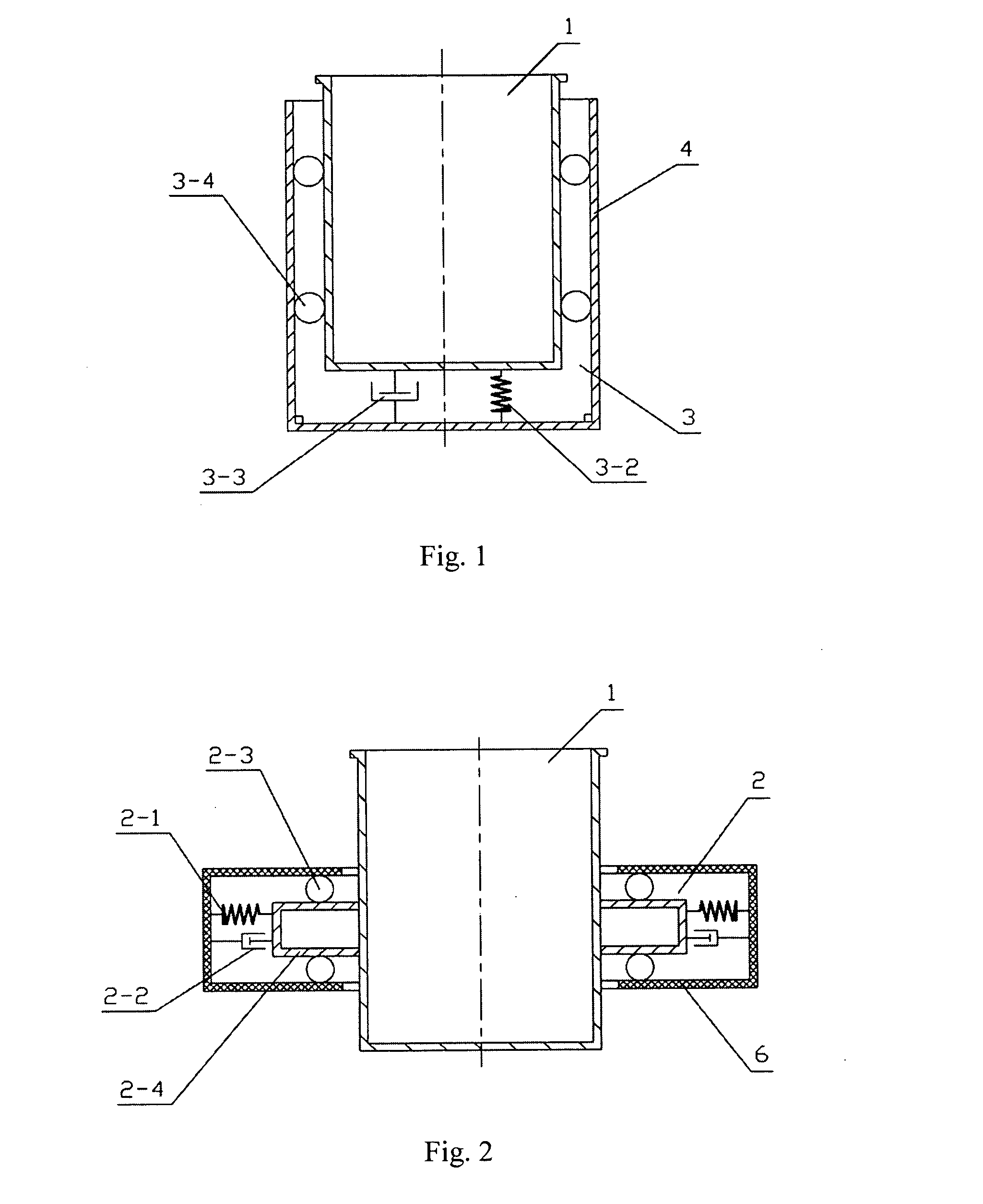 Uncoupled vibrion attenuation/isolation devices